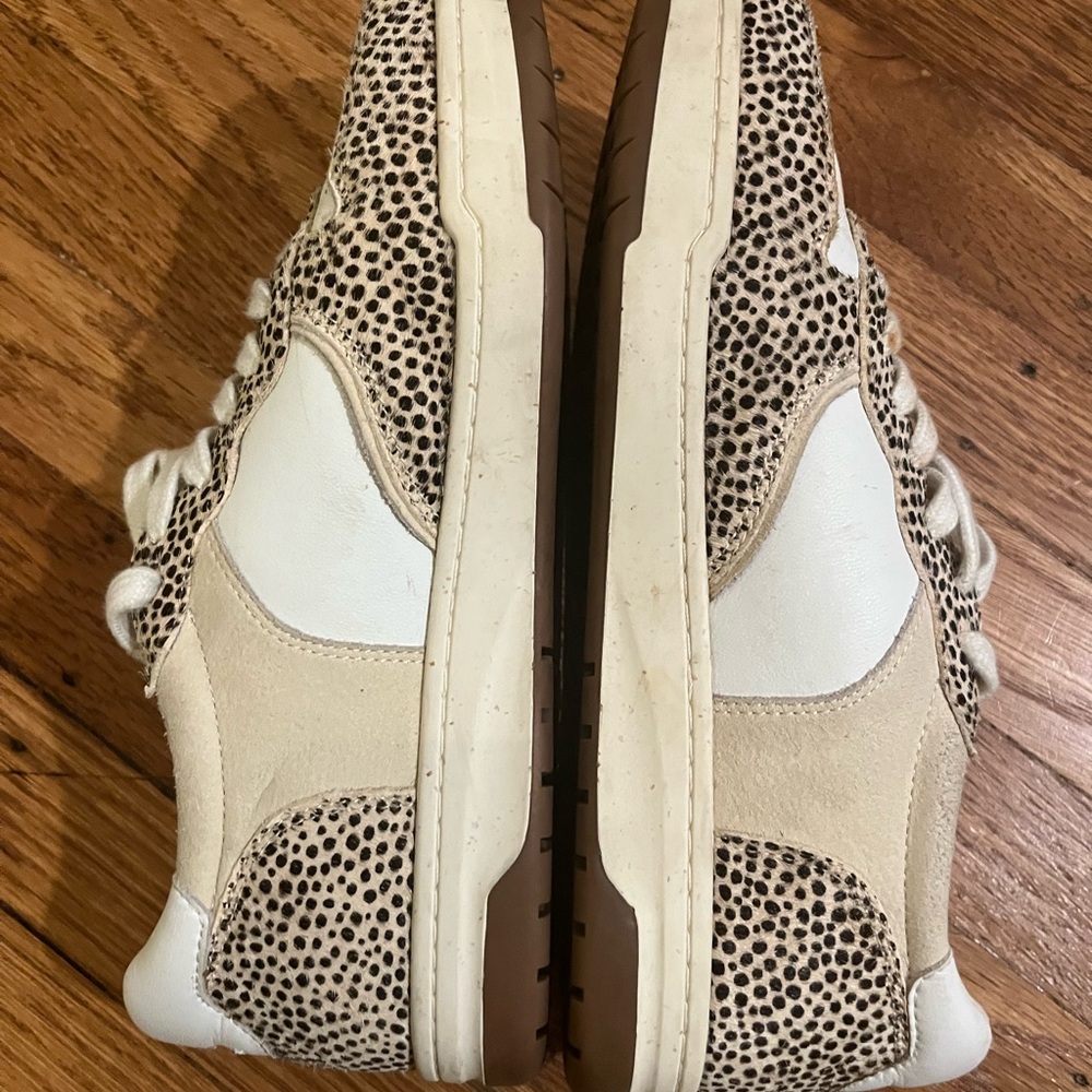 Madewell court sneakers in spotted calf hair - Picture 4 of 5